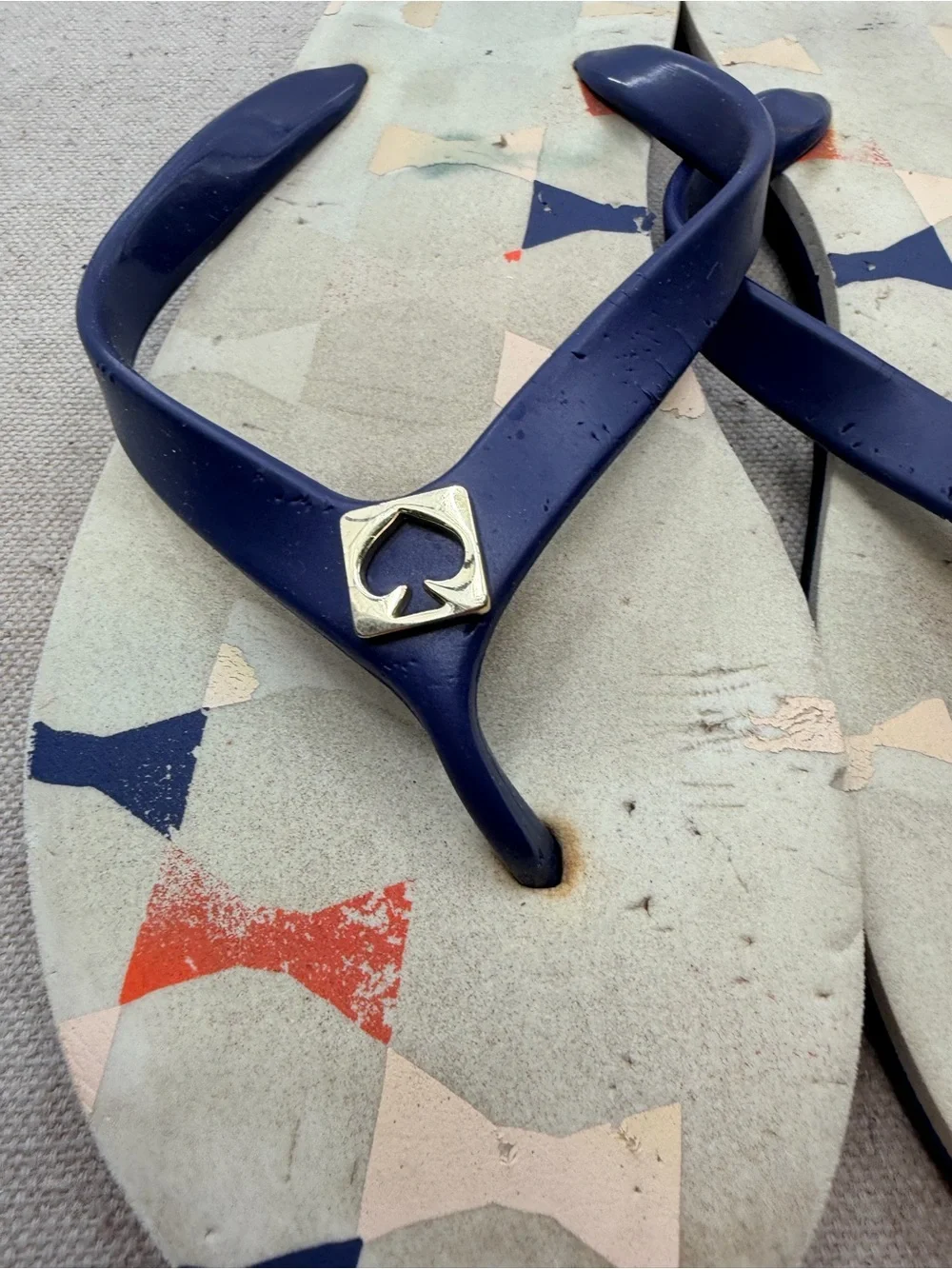 kate spade Black Sandal Sole with Lilac Accents